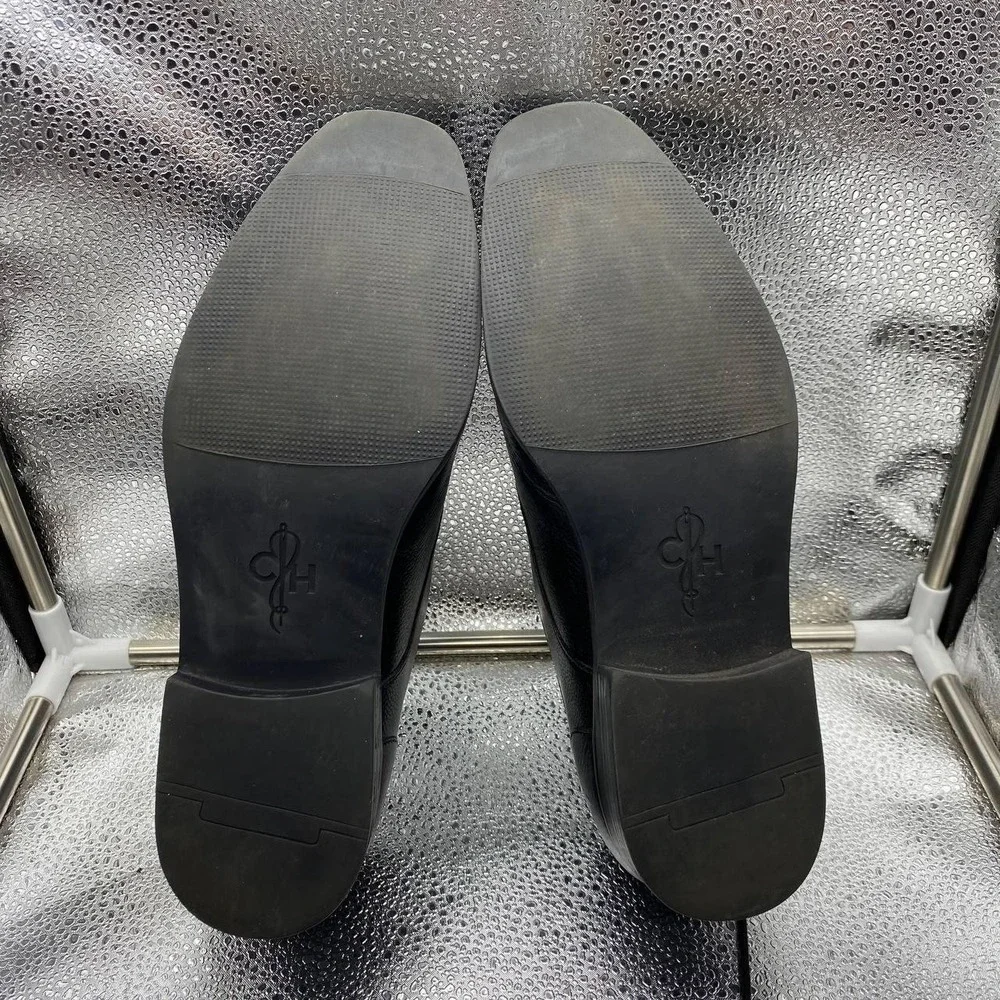 Cole Haan Kilgore Apron Ox Oxford Dress Shoes Mens 8.5 Black Leather Square Toe